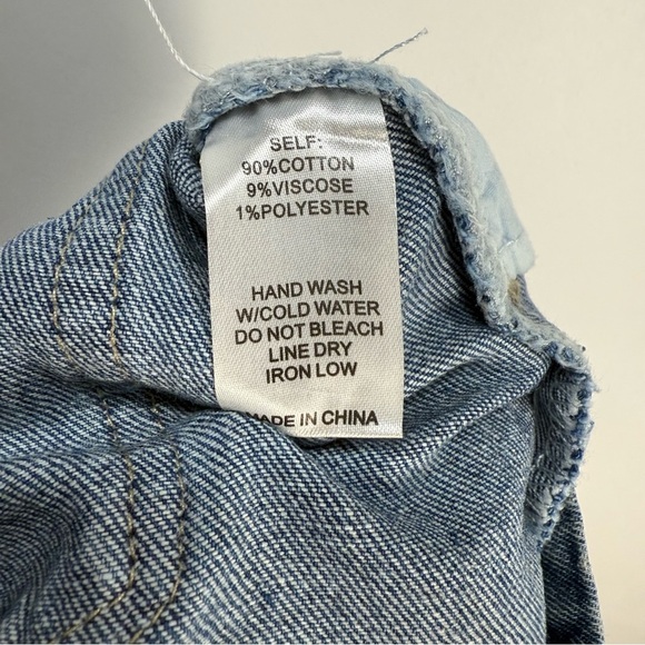 Denim Button-Front Skirt - Picture 6 of 6